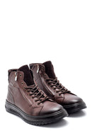 Men's Leather Zippered Sports Boots | Derimod Men's Leather Zippered Sports Boots | Derimod