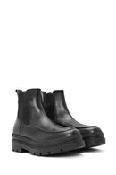 Men's Black Leather Chelsea Boots | Derimod Men's Black Leather Chelsea Boots | Derimod
