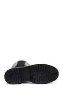 Women's Black Leather Buckle Boots | Derimod Women's Black Leather Buckle Boots | Derimod