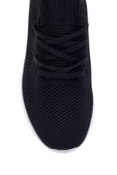 Women's Black Fabric Sneaker | Derimod Women's Black Fabric Sneaker | Derimod