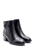 Women's Buckle Medium Heel Boots | Derimod Women's Buckle Medium Heel Boots | Derimod