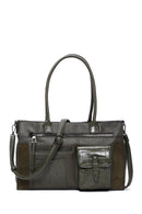 Women's Khaki Shoulder Bag | Derimod Women's Khaki Shoulder Bag | Derimod