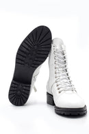 Women's Lace-Up Leather Boots | Derimod Women's Lace-Up Leather Boots | Derimod