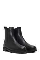 Women's Black Leather Chelsea Boot | Derimod Women's Black Leather Chelsea Boot | Derimod