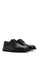 Men's Black Lace-up Leather Casual Shoes | Derimod Men's Black Lace-up Leather Casual Shoes | Derimod