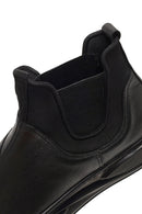 Men's Black Leather Sports Boots | Derimod Men's Black Leather Sports Boots | Derimod