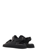 Women's Black Strappy Leather Sandals | Derimod Women's Black Strappy Leather Sandals | Derimod