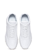 Erkek Beyaz Deri Sneaker | Derimod Erkek Beyaz Deri Sneaker | Derimod