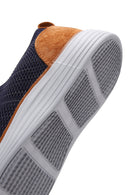 Derimod Zero Men's Navy Blue Thick Soled Sneaker | Derimod Derimod Zero Men's Navy Blue Thick Soled Sneaker | Derimod