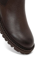 Men's Brown Leather Chelsea Boot | Derimod Men's Brown Leather Chelsea Boot | Derimod