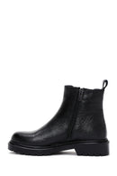 Women's Black Leather Chelsea Boots | Derimod Women's Black Leather Chelsea Boots | Derimod