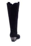 Women's Suede Heeled Boots | Derimod Women's Suede Heeled Boots | Derimod