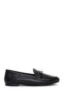 Kadın Siyah Deri Maskülen Loafer | Derimod Kadın Siyah Deri Maskülen Loafer | Derimod
