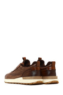 Men's Brown Thick-Soled Leather Casual Sneaker | Derimod Men's Brown Thick-Soled Leather Casual Sneaker | Derimod