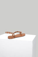 Women's Stone Detailed Sandals | Derimod Women's Stone Detailed Sandals | Derimod
