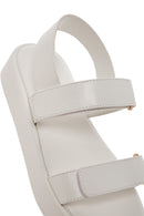 Women's White Thick Soled Sandals | Derimod Women's White Thick Soled Sandals | Derimod