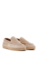 Men's Beige Suede Espadrilles | Derimod Men's Beige Suede Espadrilles | Derimod