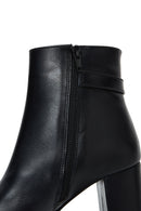 Women's Leather Buckle Boots | Derimod Women's Leather Buckle Boots | Derimod