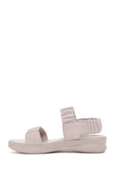 Women's Mink Leather Comfort Sandals | Derimod Women's Mink Leather Comfort Sandals | Derimod