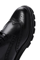 Men's Black Leather Zippered Boots | Derimod Men's Black Leather Zippered Boots | Derimod
