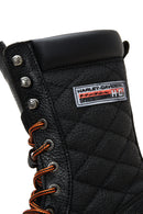 Harley Davidson Women's Black Katy Leather Boots | Derimod Harley Davidson Women's Black Katy Leather Boots | Derimod