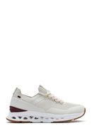Derimod Zero Women's Cream Laced Fabric Sneakers | Derimod Derimod Zero Women's Cream Laced Fabric Sneakers | Derimod