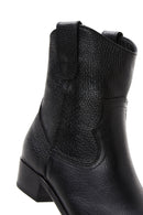 Women's Black Leather Cowboy Boots | Derimod Women's Black Leather Cowboy Boots | Derimod