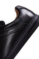 Erkek Siyah Deri Sneaker | Derimod Erkek Siyah Deri Sneaker | Derimod