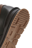 Erkek Yeşil Bağcıklı Deri Casual Sneaker | Derimod Erkek Yeşil Bağcıklı Deri Casual Sneaker | Derimod