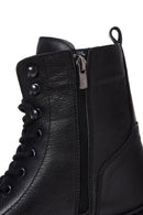 Men's Black Leather Zippered Casual Boots | Derimod Men's Black Leather Zippered Casual Boots | Derimod