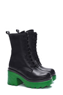 Women's Colorful Sole Heeled Boots | Derimod Women's Colorful Sole Heeled Boots | Derimod