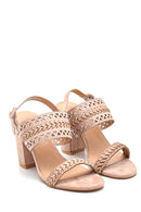 Women's Braided Heeled Sandals | Derimod Women's Braided Heeled Sandals | Derimod