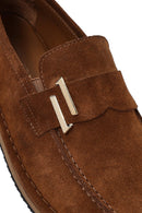 Erkek Taba Süet Deri Casual Loafer | Derimod Erkek Taba Süet Deri Casual Loafer | Derimod
