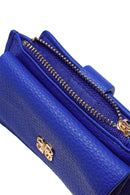 Woman Blue Charm Card Holder | Derimod Woman Blue Charm Card Holder | Derimod