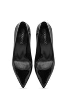 Women's Black High Thin Heel Patent Leather Stiletto | Derimod Women's Black High Thin Heel Patent Leather Stiletto | Derimod