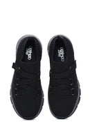 Women's Black Fabric Sneaker | Derimod Women's Black Fabric Sneaker | Derimod