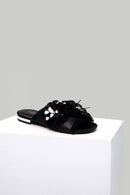 Sequin Detailed Women's Slippers | Derimod Sequin Detailed Women's Slippers | Derimod