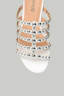 Women's Slippers with Metal Detail | Derimod Women's Slippers with Metal Detail | Derimod
