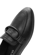 Women's Black Leather Casual Loafer | Derimod Women's Black Leather Casual Loafer | Derimod