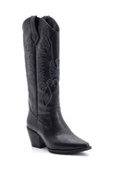 Women's Heeled Cowboy Boots | Derimod Women's Heeled Cowboy Boots | Derimod