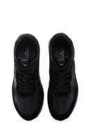Alberto Guardiani Men's Black Winner Thick Soled Leather Sneaker | Derimod Alberto Guardiani Men's Black Winner Thick Soled Leather Sneaker | Derimod
