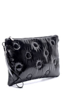 Women's Crinkled Patent Leather Portfolio | Derimod Women's Crinkled Patent Leather Portfolio | Derimod