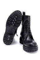 Women's Leather Star Detailed Boots | Derimod Women's Leather Star Detailed Boots | Derimod
