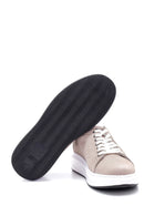 Erkek Gri Nubuk Deri Sneaker | Derimod Erkek Gri Nubuk Deri Sneaker | Derimod