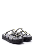 Women's Studded Detailed Slippers | Derimod Women's Studded Detailed Slippers | Derimod
