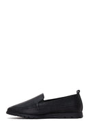 Women's Black Leather Comfort Loafer | Derimod Women's Black Leather Comfort Loafer | Derimod