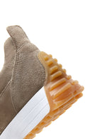 Women's Leather Suede Sneaker | Derimod Women's Leather Suede Sneaker | Derimod