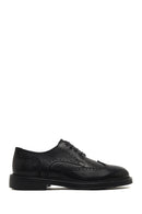 Men's Black Lace-Up Leather Classic Shoe | Derimod Men's Black Lace-Up Leather Classic Shoe | Derimod