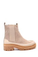 Women's Suede Leather Thick Soled Chelsea Boots | Derimod Women's Suede Leather Thick Soled Chelsea Boots | Derimod