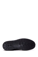 Men's Black Leather Casual Boots | Derimod Men's Black Leather Casual Boots | Derimod